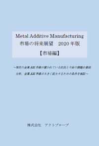 Metal Additive Manufacturing 市場の将来展望　2020年版 【市場編】